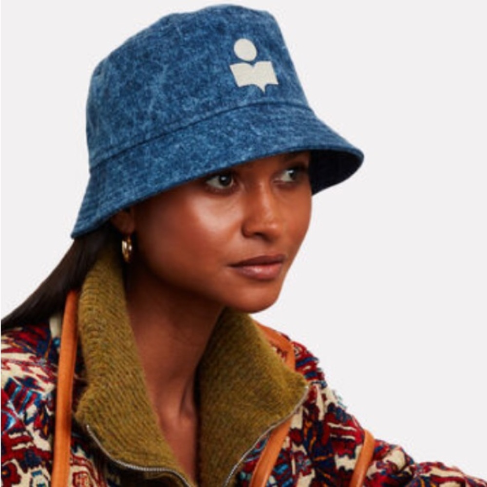 Isabel Marant Haley Denim Bucket Hat